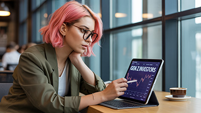 Visual representing Gen Z's digital native nature